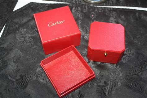 buy cartier ring box|empty cartier boxes.